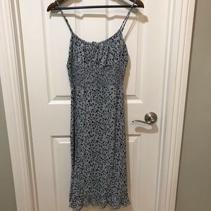 Reformation Geni dress in Lynx